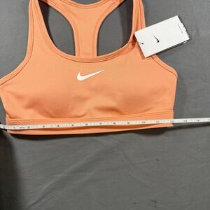 NWT Nike Dri Fit Swoosh Racerback Sports Bra Peach Athletic Gym XS (Retail $45)